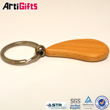 Classic style blank wooden key ring